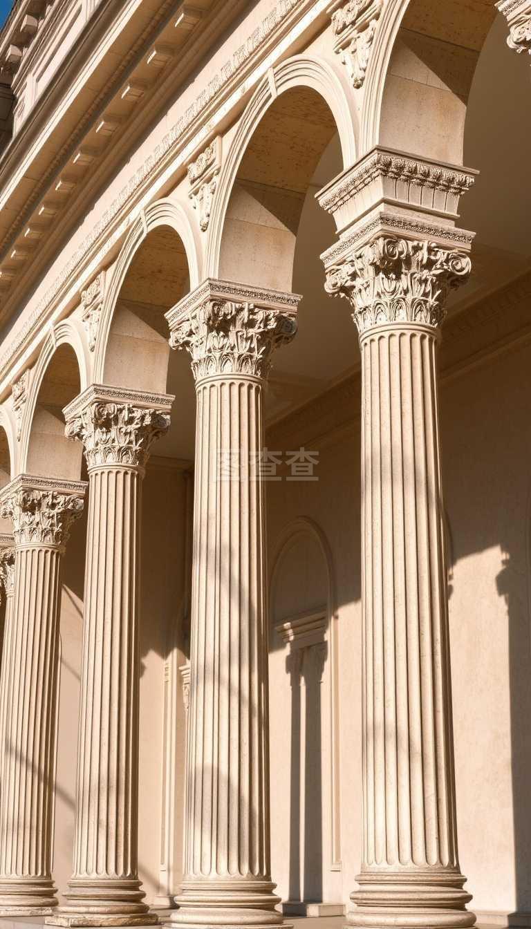 索非亚国家图书馆西里尔与美索迪乌斯分馆 旧式建筑装饰柱的艺术之美